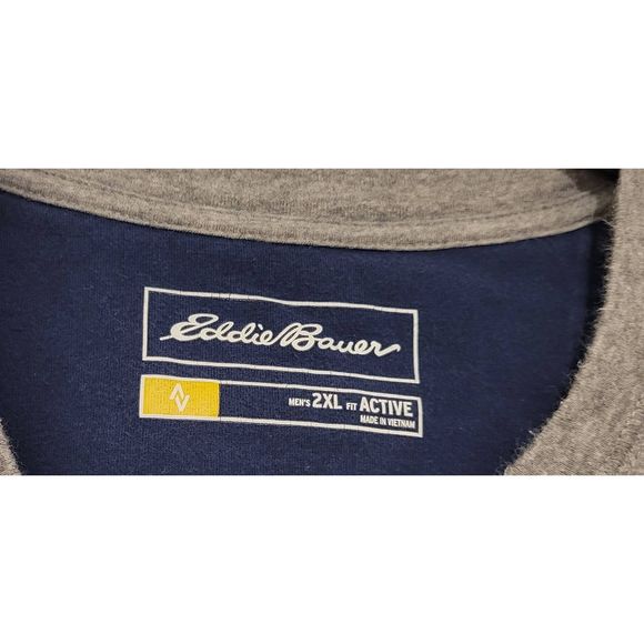 Men's Fit Active Short-Sleeve T-Shirt Light Gray XXL - Picture 4 of 9